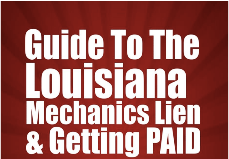 How To Place a Lien in Louisiana zlien